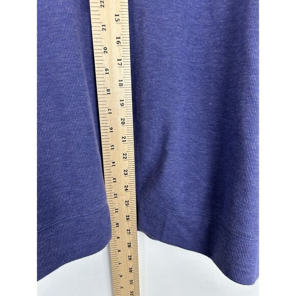 Tommy Bahama Sweater Mens Medium Purple Playa Tini Quarter Zip Mock Neck - Picture 6 of 15